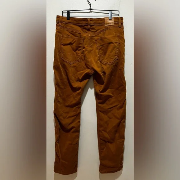 Duer Golden Brown No Sweat Relaxed Taper Fit Casual Pants - Men’s Size 34 x 32 - Picture 2 of 11